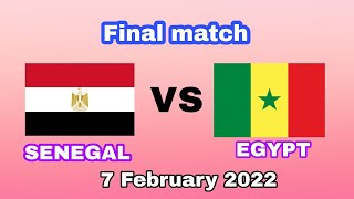 SENEGAL VS EGYPT final match details amp schedule  Africa cup of Nations 2022 [upl. by Levona346]