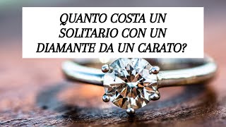 Quanto costa un diamante da un carato  Anelli di fidanzamento  Sette Gioielli [upl. by Qifahs834]