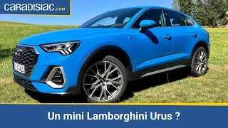 Essai  Audi Q3 Sportback  SUV profilé [upl. by Ylrebmic]