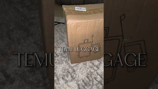 Temu luggage  Temu unboxing  Luggage review shorts luggage temu unboxingvideo suitcases [upl. by Siradal]