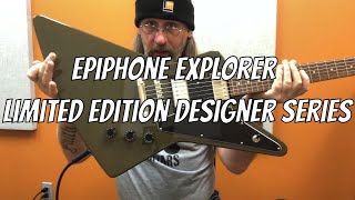 Epiphone Explorer  Limited Edition Designer Series Olive Drab [upl. by Rosio]