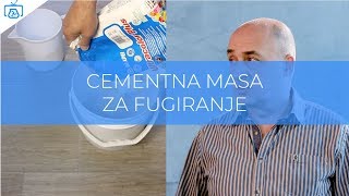 Fugiranje cementnom masom Ultracolor Plus [upl. by Gabrielli]