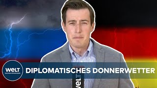 RUSSISCHE KONSULATE IN DEUTSCHLAND müssen schließen  Diplomatische Spannungen im UKRAINEKRIEG [upl. by Paryavi]