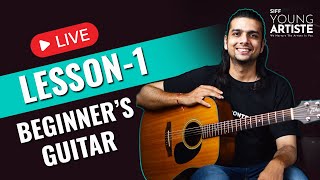 LIVE Lesson 1  Beginners Guitar Lesson  Introduction to Guitar 🎸 guitar siffyoungartiste [upl. by Aneerol]