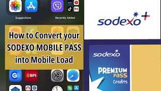 How to Convert Sodexo Mobile Pass into Mobile Load [upl. by Ronacin]