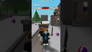 DOUBLE MURDERER TROLLING IN MM2🔪😀 mm2 roblox robloxshorts shorts [upl. by Ravahs600]