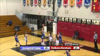 Girls Basketball HatboroHorsham vs Quakertown [upl. by Artimed849]