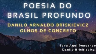 Danilo Arnaldo Briskievicz  Livro Olhos de Concreto 2021 Poema Estrutura I [upl. by Corel34]