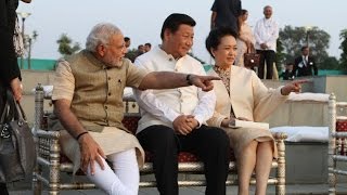 Chinese President Xi Jinping amp First Lady visit Sabarmati Riverfront [upl. by Ehcropal648]