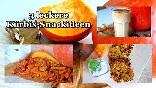 🎃 Die leckersten DIY KÜRBISSNACKS für den Herbst 🎃 3 einfache KürbisRezepte [upl. by Caren712]