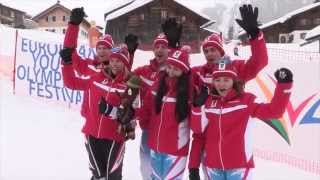 EYOF 2015 Ski Alpin Teambewerb Youth Olympic Team Austria [upl. by Einittirb]