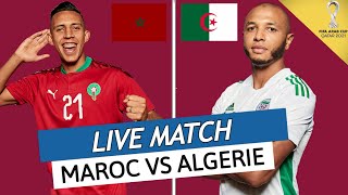 🇩🇿🟢⚪ MAROC  ALGERIE LIVE  🇩🇿TAHIA DJAZAIR  🇩🇿🤝🇲🇦 DUEL DE FRERE  14 FINALE FIFA ARAB CUP 2021 [upl. by Maloney]