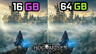 Hogwarts Legacy  16GB vs 64GB RAM [upl. by Ocsinarf]