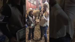 2017 CNFR Barrel Racing Champion Hailey Kinsel [upl. by Lhamaj178]