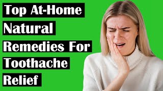 7 Natural Remedies For A Toothache  Toothache Relief [upl. by Santa]