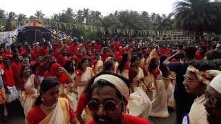 Onam celebration 2019  Flash mob  Jct college of engineering and technology [upl. by Samohtnhoj607]