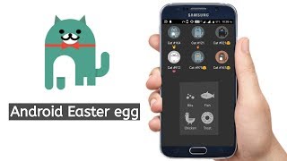 How to activate Android Easter egg on Android nougat Hindi [upl. by Nairod775]