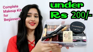 सिर्फ ₹ 200 में बनाएं अपना पूरा मेकअप किट  Affordable Makeup Products [upl. by Ttnerb]