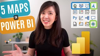 Whats the difference amongst the 5 Maps Visualizations Power BI  Complete Tutorial for Beginners [upl. by Bell834]