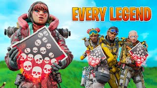 20 Bomb on EVERY LEGEND in ONE SEASON World Record [upl. by Darci]