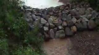 Gabion Tested by Flash Flood [upl. by Marysa]