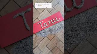 Glitter name writing shorts shortvideo viralvideo trending art calligraphy creative ytshorts [upl. by Zirtaeb]