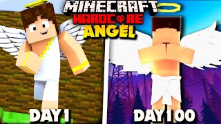 I Survived 100 Days As An Angel 👼  Minecraft Hardcore [upl. by Suzan]