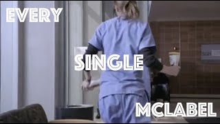 Every Greys Anatomy McLabel Ever in order [upl. by Glarum337]