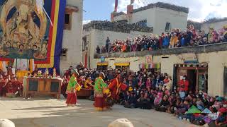 Tiji Festival in Lomanthang Upper mustang Tiji festival Tiji Uppermustang Lomanthang [upl. by Aserej]