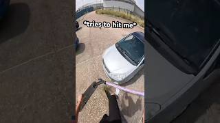 i think he DESERVED IT😡 scooter skatepark challenge skit comedy funny skits car driving [upl. by Zeret698]