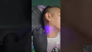 Glow in the Dark glowinthedark kickcom kicklivestreaming Tattoo done at ogieeymahe [upl. by Aelrac]