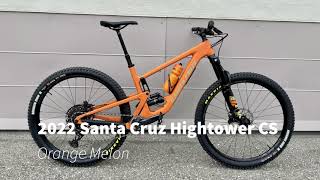 2022 Santa Cruz Hightower CS Orange Melon [upl. by Namlas]