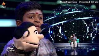 Krishaang ன் குரலில் quotஇரு மனம் கொண்ட திருமண வாழ்வில்quot 🎶🎶  Super Singer Junior 8 [upl. by Niletac]