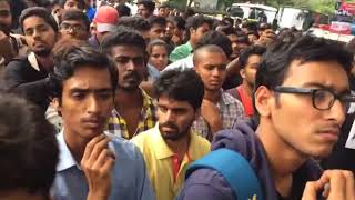 VTU students protest against critical year back examination system delayed results [upl. by Marja]