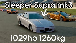 Drag race car vs supercars Assoluto Racing [upl. by Artenal124]