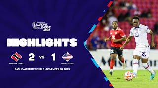 Highlights  Trinidad amp Tobago vs United States  202324 Concacaf Nations League [upl. by Ormond]