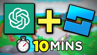 Can ChatGPT Code a Roblox Game in 10 Minutes [upl. by Suitangi508]