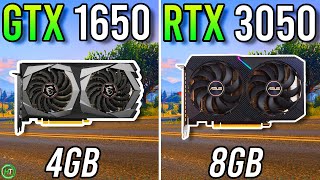 GTX 1650 vs RTX 3050  Big Upgrade [upl. by Nauqyaj65]