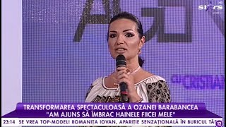 Ozana Barabancea de nerecunoscut după ce șia micșorat stomacul [upl. by Aivun]