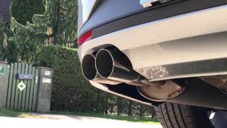 Seat Leon 5f 14 TSI silencer exhaust delete removed soundcheck custom exhaust [upl. by Uhile426]