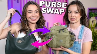 Twins Swap Purses for a Day  Merrell Twins [upl. by Dlabihcra]