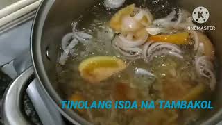 MY LUNCH TINOLANG ISDA NA TAMBANKOL asmr youtube viral [upl. by Ylrebmek]