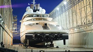 How does Lurssen shipyard build Superyachts ✪ Factory Tour [upl. by Randall]