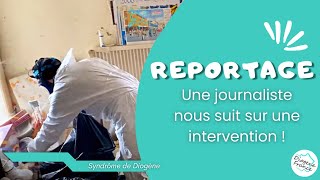 Diogène France  Une journaliste nous suit sur un chantier REPORTAGE [upl. by Akimit]