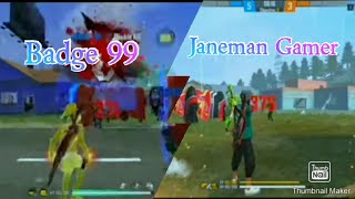 Badge 99 Vs Janeman Gamer Shayari Vs [upl. by Harbird290]