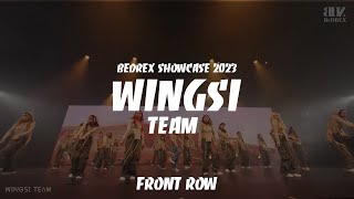 WINGSI TEAM  BEDREX SHOWCASE 2023 59  FRONT ROW [upl. by Mcripley]