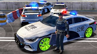 New Mercedes AMG GT Police Car Chase Driving  Cop Simulator Police Sim 2022  Android GamePlay [upl. by Eeima197]