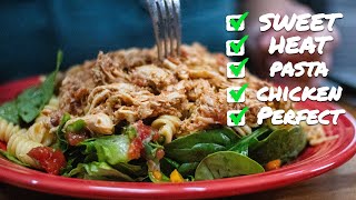 Crockpot Chicken Breast Meal Prep bringing some Sweet Heat [upl. by Crotty]