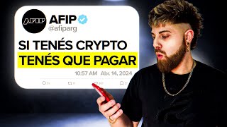 SI TENÉS CRIPTOMONEDAS TENÉS QUE PAGAR IMPUESTOS [upl. by Gentry]