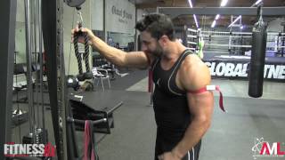 Blood Flow Restriction Training for Faster Growth  Rope Pushdowns [upl. by Refitsirhc]